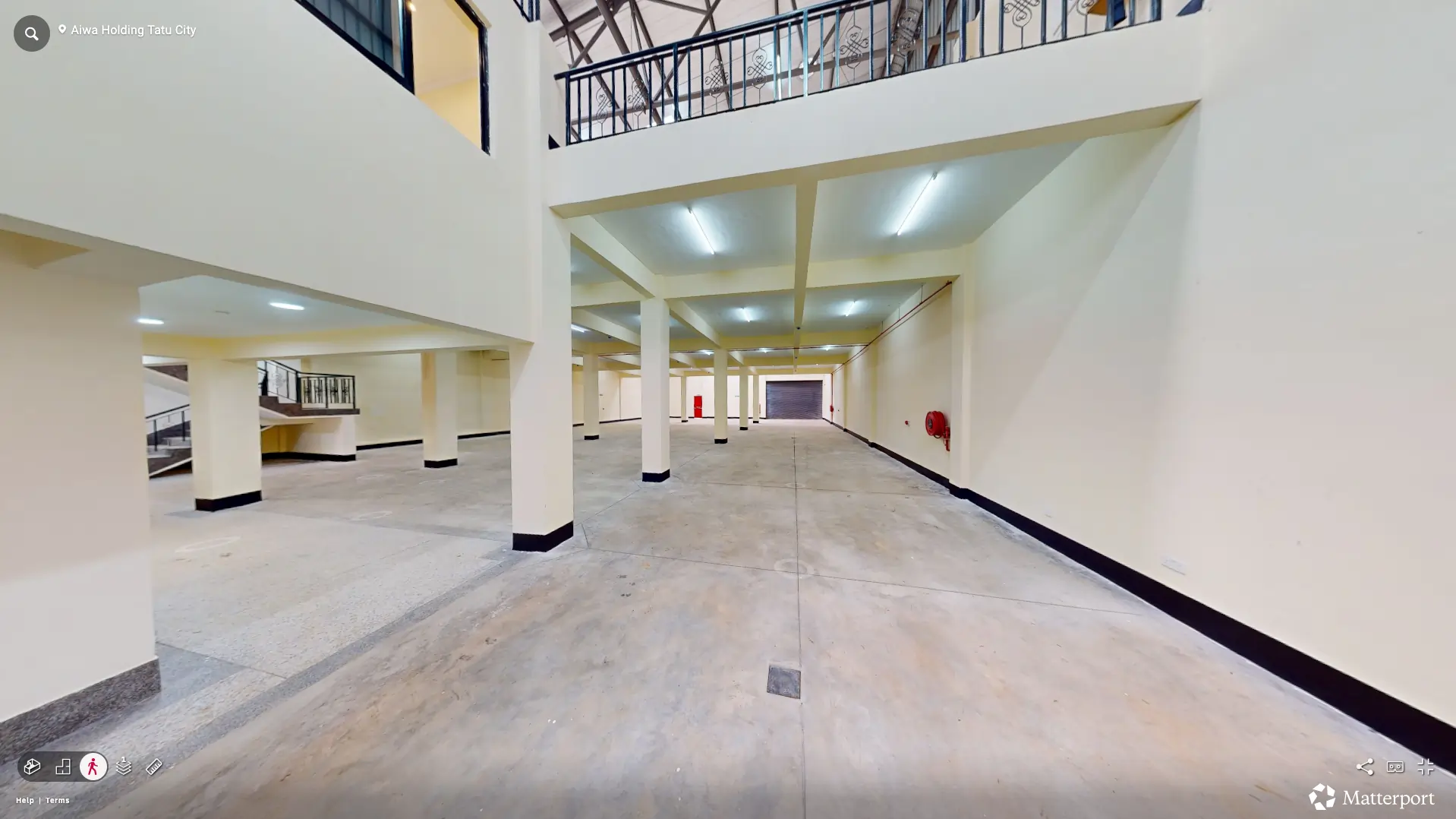 Aiwa Holdings warehouse interior captured for virtual tour