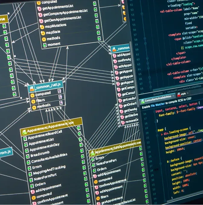 Custom GIS web application interface