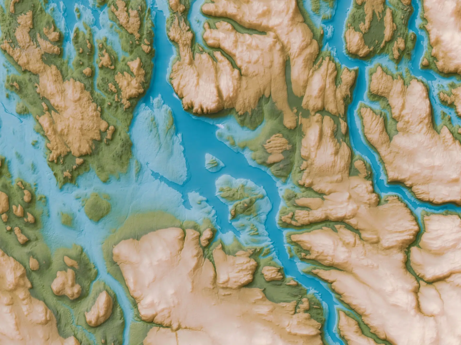 Hydrological modelling output showing flood extent