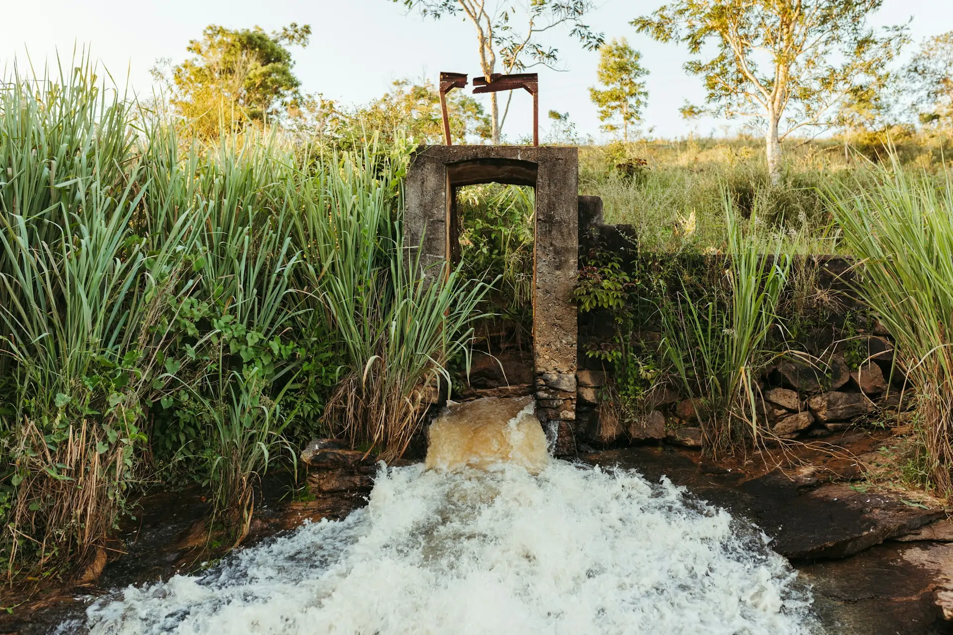 Water and drainage project terrain survey